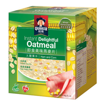 即食美味燕麥片<br>(火腿粟米)