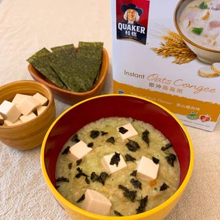綿「麥」豆腐粥