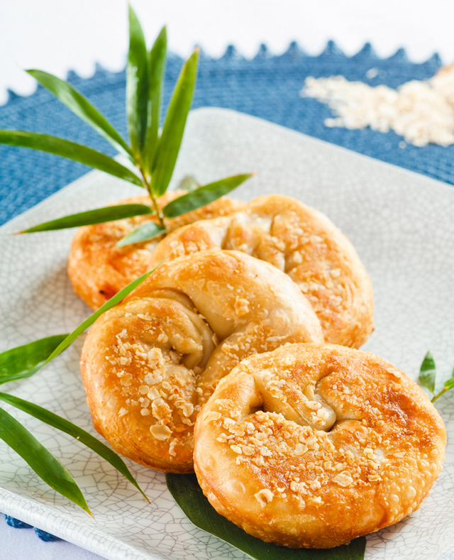 芝士泡菜燕麥燒餅