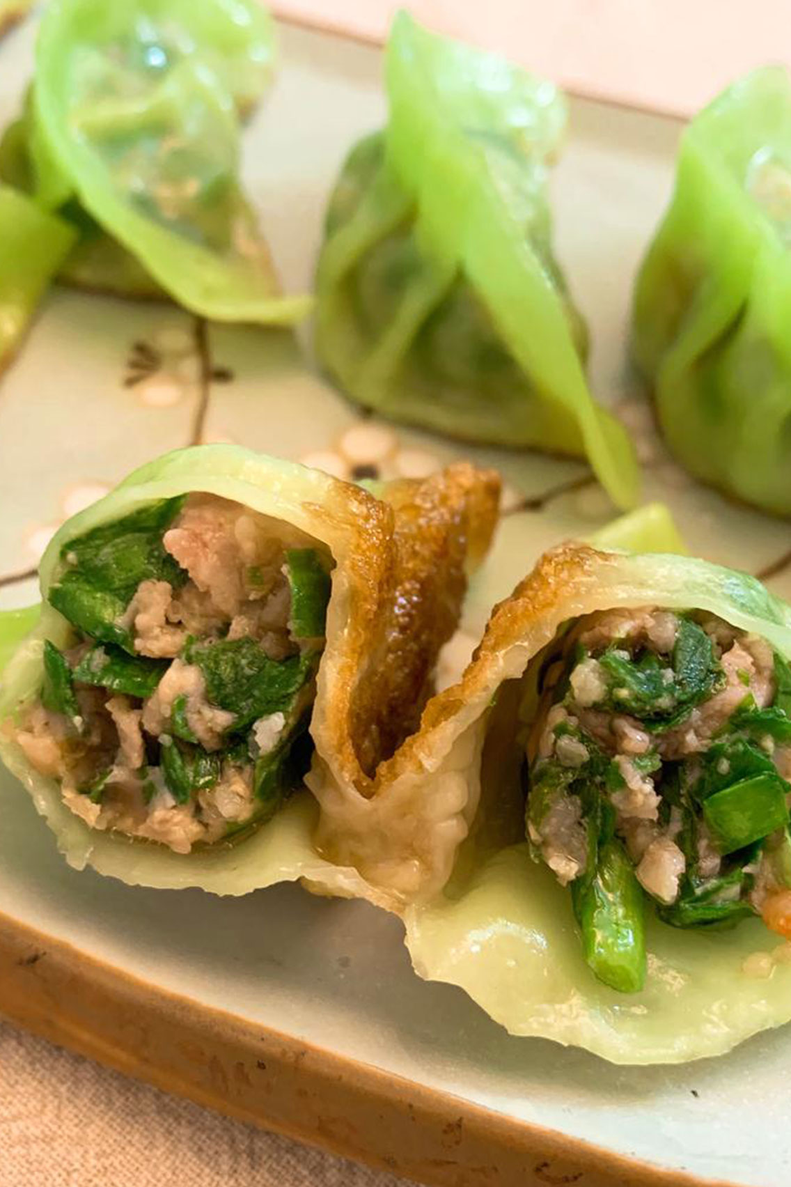 翡翠肉碎燕麥餃