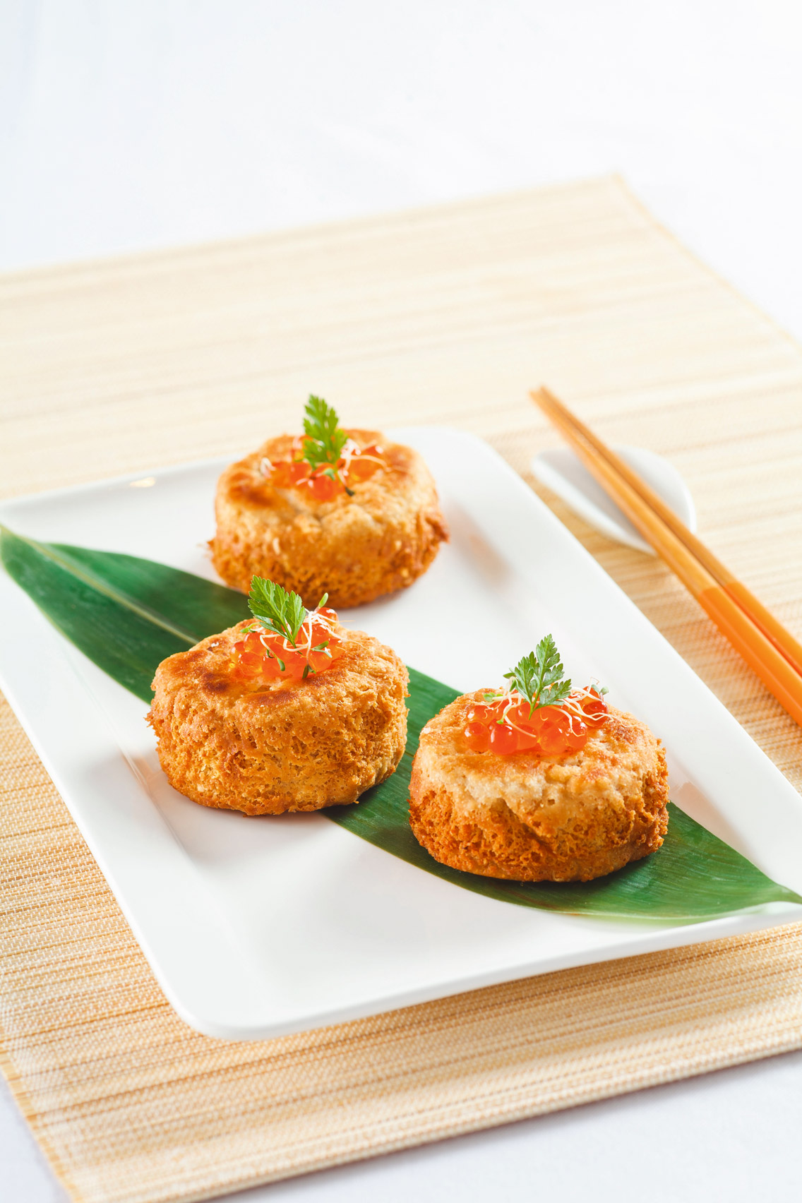 香煎燕麥松茸荔蓉盒